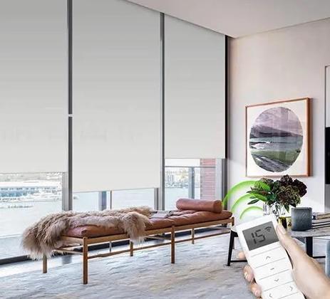 What is the features of the cordless roller shade with remote control?