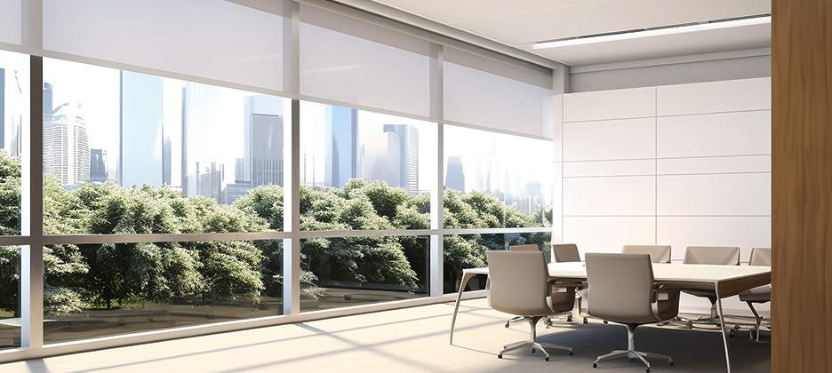 The advantage of the cordless roller blinds.