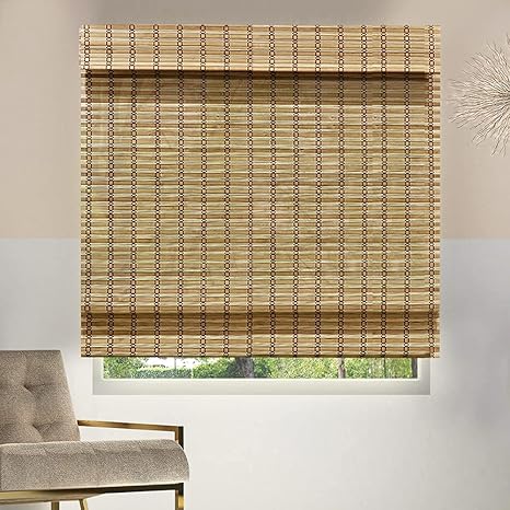 Cordless Bamboo Roman Shades